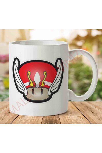 ART HEDİYE 1-2140 Super Mario Mushroom Saint Seiya of Pegasusjpeg Two Sided Printed Mug Cup.jpg