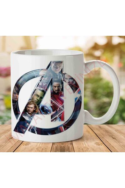 ART HEDİYE كوب Avengers Infinity War برمز مطبوع على الجانبين.jpg