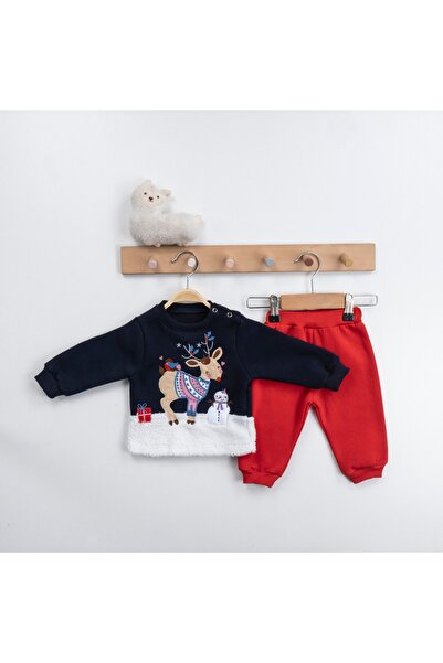 Tofigo Baby Christmas Printed Winter Set