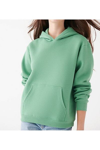 AtegeWear Unisex 3 νήματα ράστερ Basic πράσινο φούτερ