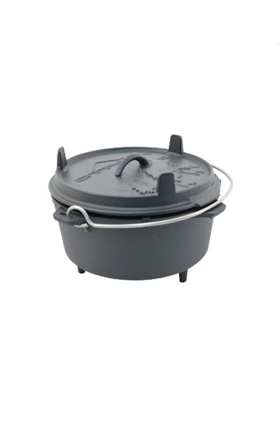 NURGAZ Camping Cast Pot Diameter 25 Cm