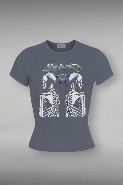 Carpe Lightning Skeletons Full Length Blouse