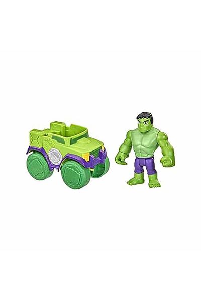 Hasbro Spidey And His Amazing Friends Vehicle And Figure Set F6776 - Hulk