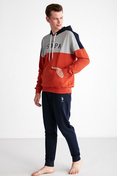 U.S. Polo Assn. Orange Men Sweatsuit sets Styles Prices Trendyol