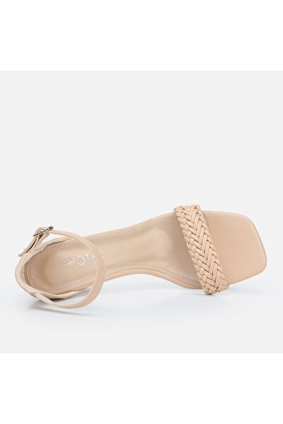 Hotiç Natural Women's Heeled Sandals