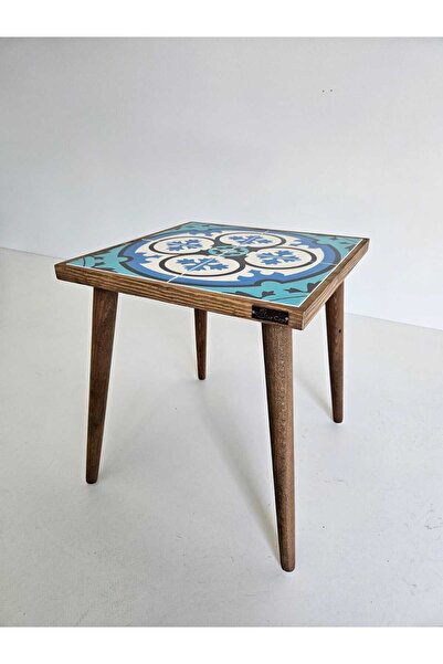 Resmo Brn Seramik Sehpa 42x42cm