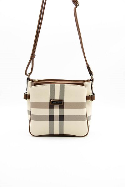 Silver Polo Silver & Polo Cream - Geantă de damă Tan Sp884