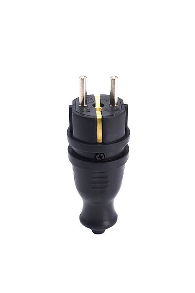 KOLDOOR Rubber Monophase Male Plug 220 Volt 5 Pieces
