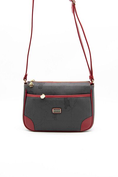 Silver Polo Silver & Polo Black - Red Sp1060 Geantă crossbody pentru femei