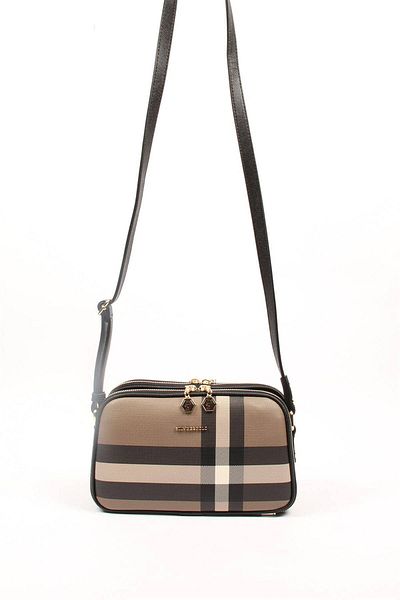 Silver Polo Geantă de damă Silver & Polo Brown - Negru Sp899