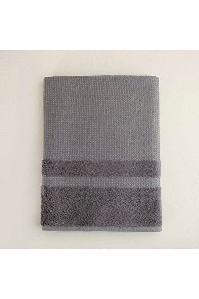 Chakra Astel Banyo Havlusu 85x150 cm Koyu Gri