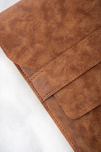 DK LEATHER Pu Δερμάτινο καφέ Asus Zenbook Flip 13 UX363JA-EM158T Θήκη για φορητό υπολογιστή Θήκη Τσάντας