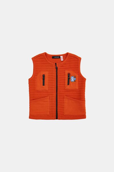 GB Baby Bg Store Baby Boy Orange Vest 23pssbg1701
