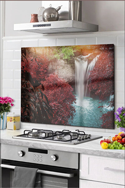 Olinpa Stakleni štitnik za poleđinu kuhinjske ploče Ugrađeni štitnik za poleđ...