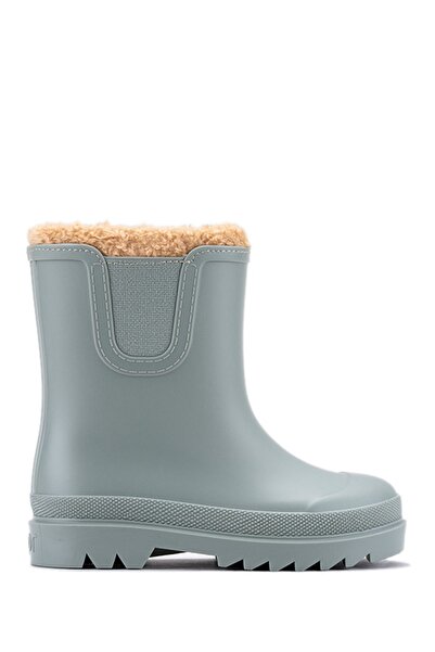 IGOR Унисекс детски зелени дъждовни ботуши с флисова подплата TOKIO BORREGUITO