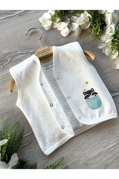 PATSAN Quilted Seasonal Baby Vest Raccoon
