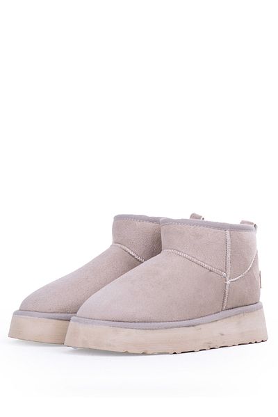 Pierre Cardin Ugg Women's Suede Boots Winter Ankle Model 52709
