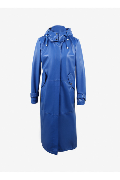 Black On Black Mavi - Mor Kadın Deri Ceket B3WL-TRC4