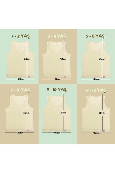 Woolnat Παιδικό εσώρουχο Unisex από μαλλί Merino