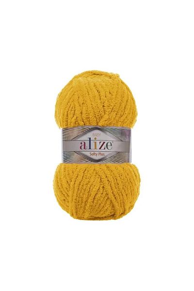 Alize Πλεκτό νήμα χειρός Softy Plus 02 Mustard