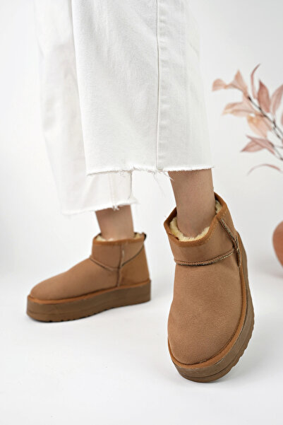 en7 Tan γυναικείες μπότες UG04