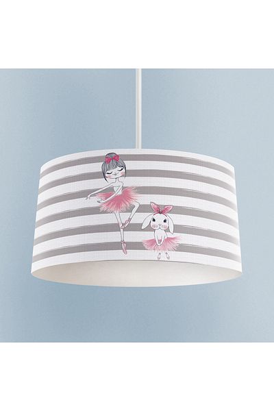 MEKTA HOME Girl Patterned Rabbit Chandelier - Baby and Children's Room