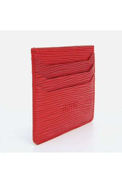 Hotiç Genuine Leather Red Women's Wallet
