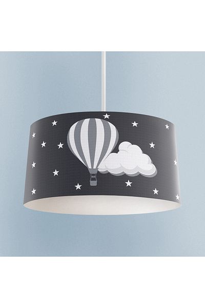 MEKTA HOME BABY AND KIDS ROOM Cloudy Star and Flying Balloon Patterned Chandelier