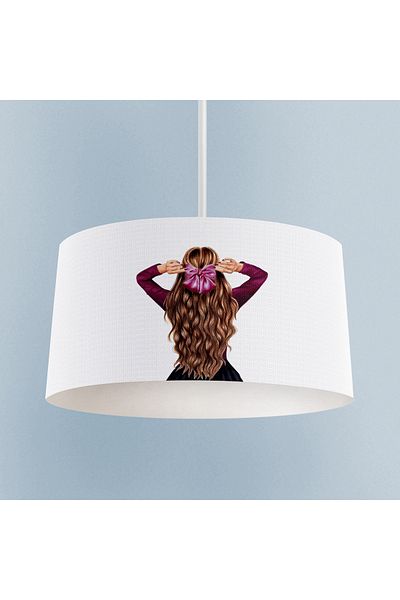 MEKTA HOME Girl Patterned Sweet Princess Chandelier - Baby and Children's Room