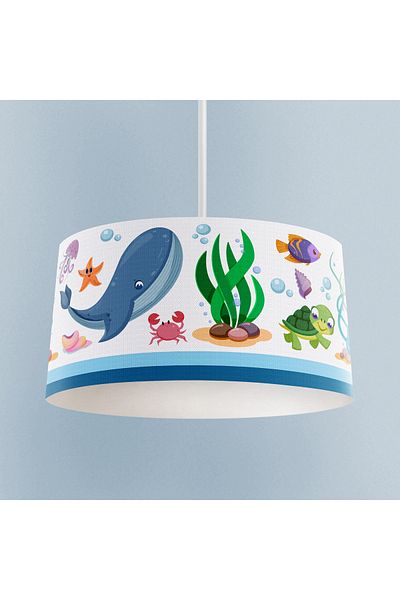 MEKTA HOME BABY AND KIDS ROOM Cute Sea Animals Patterned Chandelier