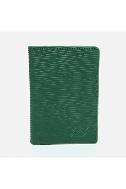 Hotiç Hakiki Deri Yeşil Erkek Cüzdan