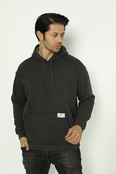 Focus Oversize Unprinted Basic Oversize φούτερ με κουκούλα