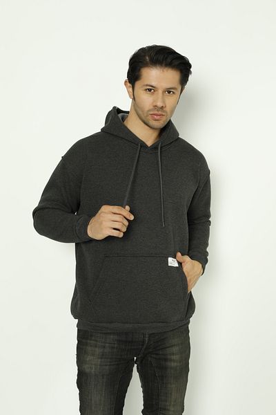 Focus Oversize Unprinted Basic Oversize φούτερ με κουκούλα