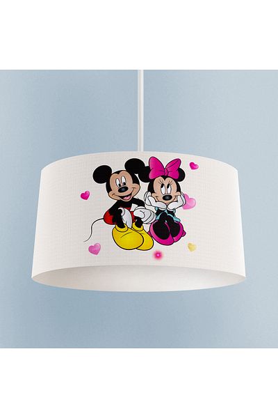 MEKTA HOME Mickey and Minnie Mause Patterned BABY and CHILDREN'S ROOM Chandelier