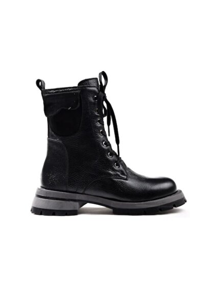 NİSH EXCLUSİVE 2312 Nish Hakiki Deri Kaymaz Taban Fermuar Kapama Ortopedik Sp...