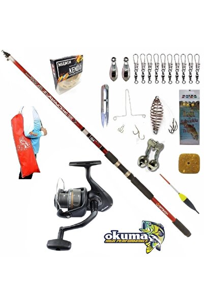 Okuma Revenger Rv-65 Remixon Apache 360cm Kıyı Olta Takımı Seti