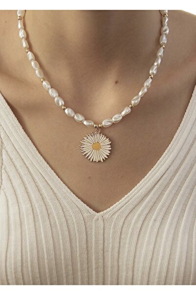 takıtarzım قلادة نسائية من الذهب لؤلؤة باباتا