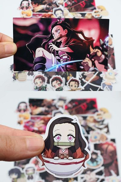 Mona Craftist Σετ αυτοκόλλητων 29 τμχ Demon Slayer Αυτοκόλλητο Laptop Kimetsu No Yaiba Αυτοκόλλητο Anime