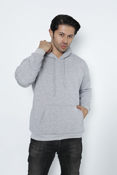 Focus Oversize Unprinted Basic Oversize φούτερ με κουκούλα