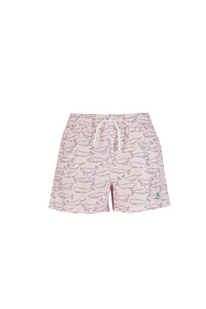 Benetton Erkek Çocuk Mayo Şort Pembe B25038