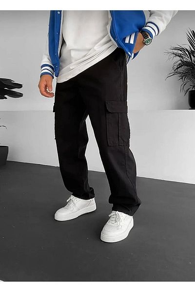 wamoss Ανδρικό Dizmar Baggy Jeans - Χειμερινό Άνετο Παντελόνι Skb