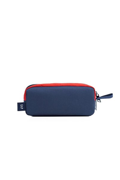 GAP Orijinal Kalem Çantası Çift Bölme Lacivert Kırmızı