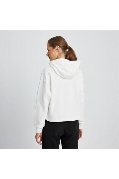 Ellesse Γυναικείο φούτερ με κουκούλα εκρού