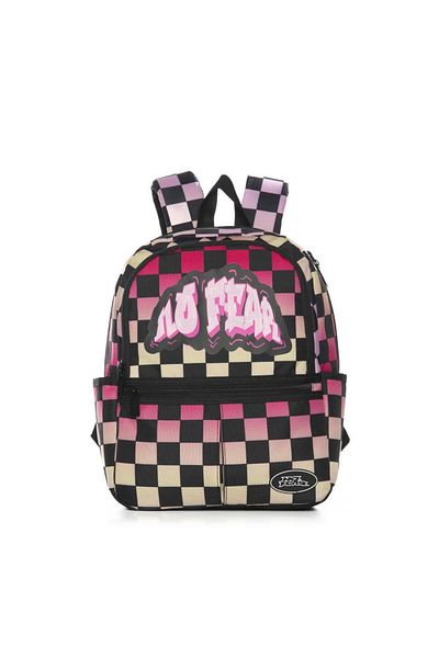 No Fear Kindergarten Backpack Checkered