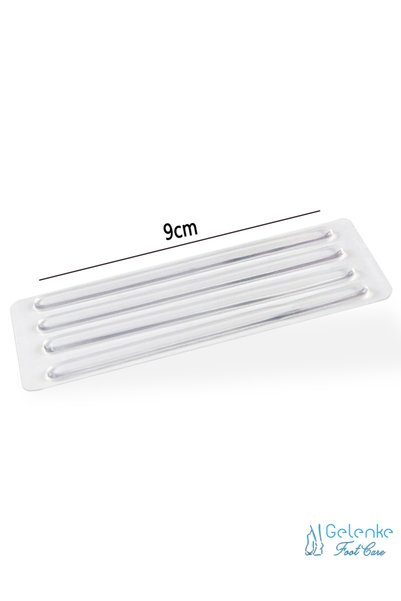 Gelenke 4-Piece Thin Transparent Silicone Inner Shoes Anti-Knock and Callus Protective Apparatus