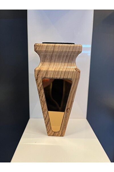 Taşkın Aksesuar Picior din plastic dur Nova 15 cm culoare lemn+bronz Picior scaun Unitate TV Mobilier modern Dulap Noptiera