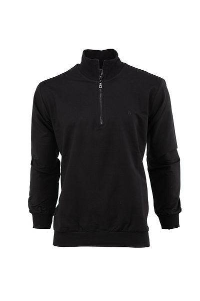 Oppland Men's Seasonal Half Zipper Full-Mold Lycra Premium Cotton Fabric Two Thread Sweatshirt