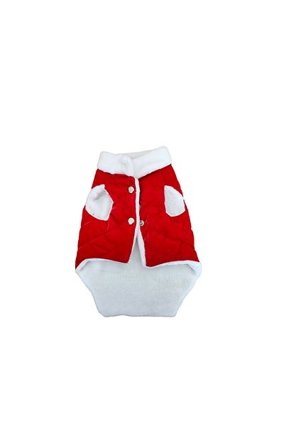 atelyu Cat Dog Suit Fiber Filled Inside Plush Coat Vest