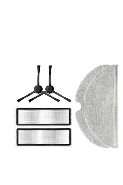 Roborge Σετ ανταλλακτικών 6 τμχ χωρίς κανόνες, συμβατό με ρομποτική ηλεκτρική σκούπα Xiaomi Vacuum Mop 2 Pro