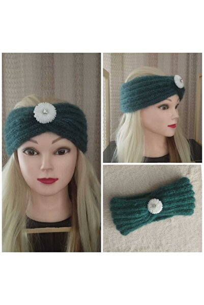 Nympha Плетена лента за коса, Ръчно плетена усукана лента, Зимна полушапка, П...